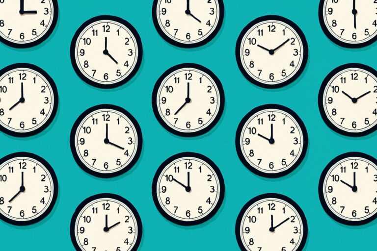 Clock pattern illustrating cannabis onset times of various product categories.